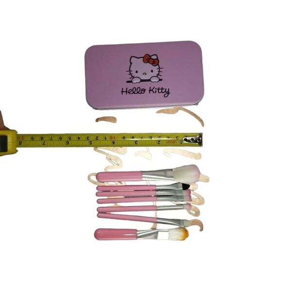 Hello Kitty Makeup Brushes Fashion Anime Sanrio Y2k Accessories Beauty Tools - Picture 5 of 7